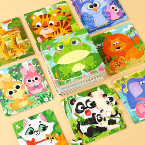 Puzzle 3D en bois pour enfants de 3 à 7 ans, petit <span class=keywords><strong>avion</strong></span> de <span class=keywords><strong>transport</strong></span> <span class=keywords><strong>d</strong></span>'<span class=keywords><strong>animaux</strong></span> de dessin animé, jouet éducatif précoce pour la maternelle - Product Image 1