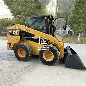 Cargador de rueda Caterpillar CAT246D, original y usado en stock, cargador CAT246C CAT966H CAT262 CAT262D3 - Product Image 4
