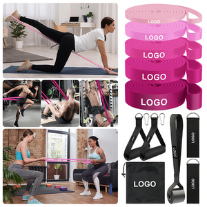 OEM 5 Level Resistance <b>Bands</b> with Handles and Ankle Straps, Full Body <b>Workout</b> Set for Men & Women - Product Image 4