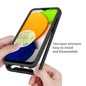 Pour Samsung A03 A26 5G étui de téléphone antichoc robuste avec cadre avant PC résistant pare-chocs en TPU couverture arrière pour A03 A36 A56 5G - Product Image 2