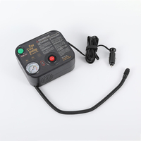 Pompe de gonflage/dégonflage électrique 12V DC pour pneus de voiture, moniteur de pression, lumière d'urgence, portable, compacte, pour voitures et motos, en plastique
