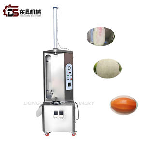 Hoch effiziente Einzel-und Doppelkopf schälmaschine für Gemüse fabriken, langlebig für Gemüse produktions linien - Product Image 1