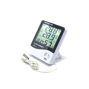 Elektronik LCD termometre higrometre HTC-2 kapalı açık dijital termometre higrometre - Product Image 3