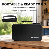 Boîte de rangement haute capacité pour 200 munitions de 9 mm (avec doublure en mousse) – Grande capacité, design portable, étui de rangement pour munitions