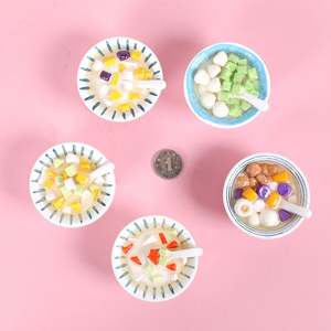 Décoration magnétique créative 3D en résine écologique pour réfrigérateur, grand format, simulation de desserts, glace, poudre de sucre et eau - Product Image 2