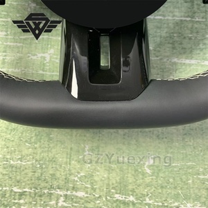 Volante Auto Personalizzato Rotondo in Pelle Adatto per Mercedes Benz W213 C238 W463 W464 W222 C217 <span class=keywords><strong>CLS</strong></span> <span class=keywords><strong>C257</strong></span> W205 C63 AMG - Product Image 5