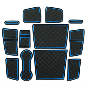 <span class=keywords><strong>Accessori</strong></span> per abitacolo antiscivolo per Console centrale <span class=keywords><strong>Renault</strong></span> Captur 2 2019-2023 portabicchieri inserti tappetini porta - Product Image 2