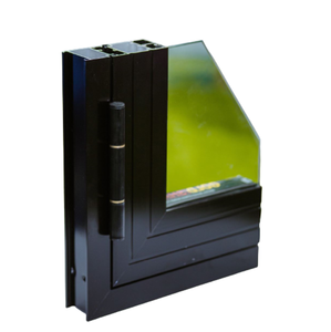 Profilés en T en aluminium noir série Shalumi 6000 pour portes et fenêtres modernes à cadre en alliage avec services de soudage et de découpe - Product Image 3