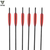 Flèches en carbone pur VITAI, adaptées au tir à l'arc avec stabilisateur, flèches et arc spécialement assortis pour le tir