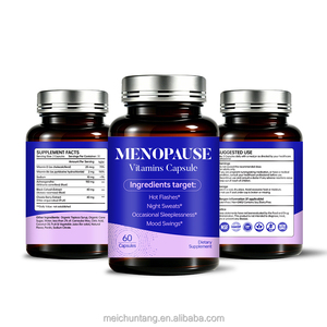 Capsules <span class=keywords><strong>de</strong></span> soutien personnalisées pour <span class=keywords><strong>la</strong></span> <span class=keywords><strong>ménopause</strong></span> avec Vitamine D3, Complexe B, Cohosh noir, Usine OEM, Capsules <span class=keywords><strong>de</strong></span> Chasteberry - Product Image 3
