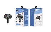 Kit Voiture Portable Multifonctionnel avec Microphone Mains Libres, Chargeur Double USB et Émetteur FM pour USB-C 5.0 WAV/MP3