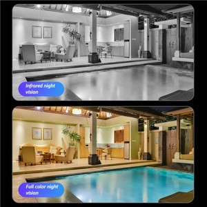 Caméra réseau intelligente V380 HD avec vision nocturne, moniteur intérieur sans fil WiFi pour bureaux, magasins, maisons, affichage à distance activé - Product Image 6