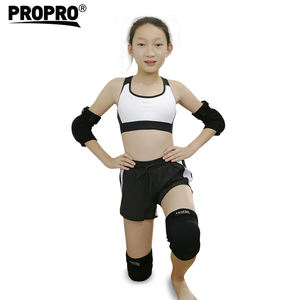 עבה רך כדורעף ספורט תמיכת הברך כרית סד עם כרית EVA קצף לנשימה סרוג מגן מרפק ומגיני ברכיים - Product Image 6