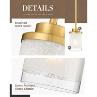 Suspension moderne dorée pour îlot de cuisine, luminaire suspendu pour plafond, éclairage suspendu style ferme pour salle à manger et chambre