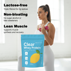 Poudre <span class=keywords><strong>de</strong></span> Protéine <span class=keywords><strong>de</strong></span> Lactosérum au Citron en Gros, 20G <span class=keywords><strong>de</strong></span> Protéines, Prix Usine, Haute Qualité, Croissance Musculaire pour Adultes - Product Image 3