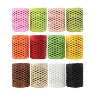 Boîte de cadeau de Noël pour bricolage emballage de rouleaux de ficelle de ruban de papier raphia pour décorations et emballage