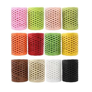 DIY <strong>Craft</strong> Christmas Gift Box Packing <strong>Raffia</strong> Paper Ribbon Twine <strong>Strings</strong> Rolls <strong>for</strong> Decorations and Wrapping - Product Image 6