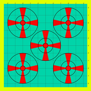 Dericsson Yellow Shooting Target Paper Target 12x12 Splatter para todo el entrenamiento de tiro - Product Image 5