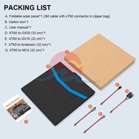 Panneaux solaires portables pliables de haute qualité HPBC 600W pour l'extérieur avec ODM/OEM, idéaux pour la recharge en extérieur