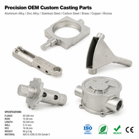 Kit de pièces usinées en aluminium moulé sur mesure, plaque à bride OEM, moyeu à tige hexagonale, capuchon nervuré et bloc en V, vente en gros directe usine