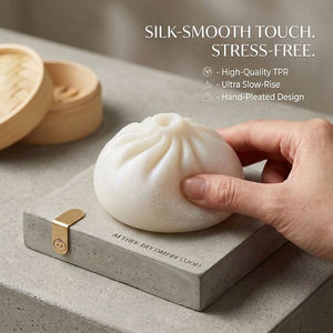 Good Quality Hot Selling Cute Steamed Bun Stress Relieving Toy Soft Squishy Texture Slow Rebound Ideal for Fidget Play - Product Image 3