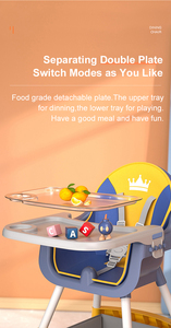 Chaise <span class=keywords><strong>de</strong></span> salle à manger pour enfant, vente en gros, <span class=keywords><strong>table</strong></span> <span class=keywords><strong>de</strong></span> repas pour bébé, chaise haute - Product Image 4