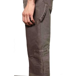 Herren Vintage Brown Flare Carpenter Pant Herren Distressed Carpenter Jeans Patch Ripped Holes <span class=keywords><strong>Ragged</strong></span> Flared Jeans - Product Image 4