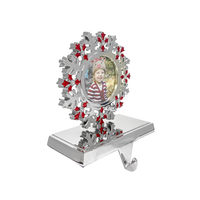 Cadre photo et porte-bas de haute qualité pour le nouvel an en alliage d'aluminium en métal fantaisie avec décoration de Noël haute finition