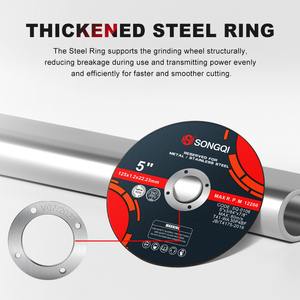 Trung Quốc chất lượng cao songqi 125 Mét 5 inch cắt bánh xe/mài mài mòn đĩa cắt cho kim loại không gỉ Disco Para corte - Product Image 4