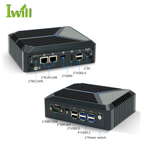 Livraison rapide petit nano J6412 CPU mini pc quad core linux win 11 micro ordinateur support WIFI 4G LTE