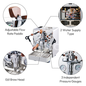 Máquina de Café <span class=keywords><strong>Espresso</strong></span> Exprés de Acero Inoxidable de Un Cabezal <span class=keywords><strong>Rocket</strong></span> Profesional Comercial E61 - Product Image 3