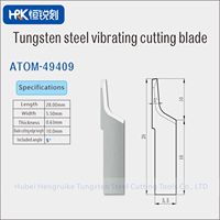 HRK ATOM Serie Wolframkarbid-Klinge Oszillierendes Schneidmesser für ATOM CNC-Schneidemaschine 49409