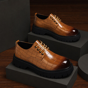 IStapromo Gifts Men's Wide Fit Breathable PU Leather Oxford <b>Shoes</b> Formal Business Office Career Professional Wedding <b>Shoes</b> - Product Image 1