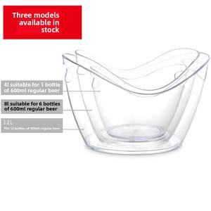 Cubetas <span class=keywords><strong>de</strong></span> Hielo <span class=keywords><strong>de</strong></span> Plástico Transparente Grandes <span class=keywords><strong>de</strong></span> 12L, Recipientes Ovalados <span class=keywords><strong>de</strong></span> Acrílico para Fiestas, Enfriador <span class=keywords><strong>de</strong></span> Vino, Enfriador <span class=keywords><strong>de</strong></span> <span class=keywords><strong>Cerveza</strong></span>, Cubeta <span class=keywords><strong>de</strong></span> Hielo en Forma <span class=keywords><strong>de</strong></span> Barco, <span class=keywords><strong>Barril</strong></span> <span class=keywords><strong>de</strong></span> <span class=keywords><strong>Cerveza</strong></span> - Product Image 3