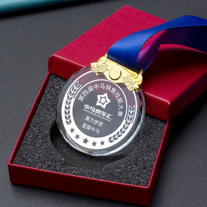 Medallas de Cristal con Logotipo Personalizado <span class=keywords><strong>DILU</strong></span>, Estilo Deportivo, Medallas de Cristal con Forma de Estrella, Medallas de Diamantes Facetados, Placas, Trofeos, Recuerdos, Regalos - Product Image 4