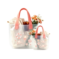 Sac fourre-tout en plastique PP réutilisable et résistant, sac fourre-tout tissé laminé avec poignées robustes