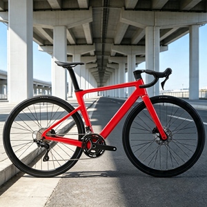 Vélo de route en carbone directement de l'usine, flexible, pour course, gravel, cross-country, aventures cyclistes en extérieur, ABC-17, 24 vitesses, transmission fluide - Product Image 1