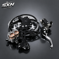 Ensemble de frein arrière haute performance et support de double étrier pour Surron Ultra Bee et Light Bee X LBX en aluminium CNC