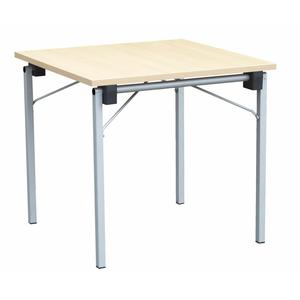 Tavolo pieghevole di 80 cm di profondità – 80 × 80 fino a 160 × 80 cm, piano decorativo di 25 mm - Product Image 1