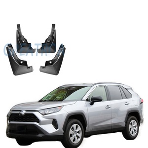 Set 4 Guardabarros Para Toyota RAV4 XA40 2013-2018 | Plástico ABS Resistente | Protector Contra Salpicaduras Y Barro | Incluye Tornillos