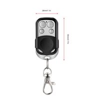 Télécommande RF sans fil pour porte de Garage, 433 MHz, télécommande Clone métallique, pour Gadgets, porte de Garage, maison, 1 pièce