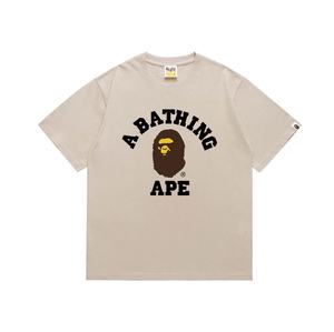 <span class=keywords><strong>T</strong></span>-<span class=keywords><strong>shirt</strong></span> Homme High-Board Spot 100% Coton 300g Ape avec Lettrage Imprimé au Laser et Motif Camouflage – <span class=keywords><strong>Streetwear</strong></span> Décontracté de Créateur - Product Image 1
