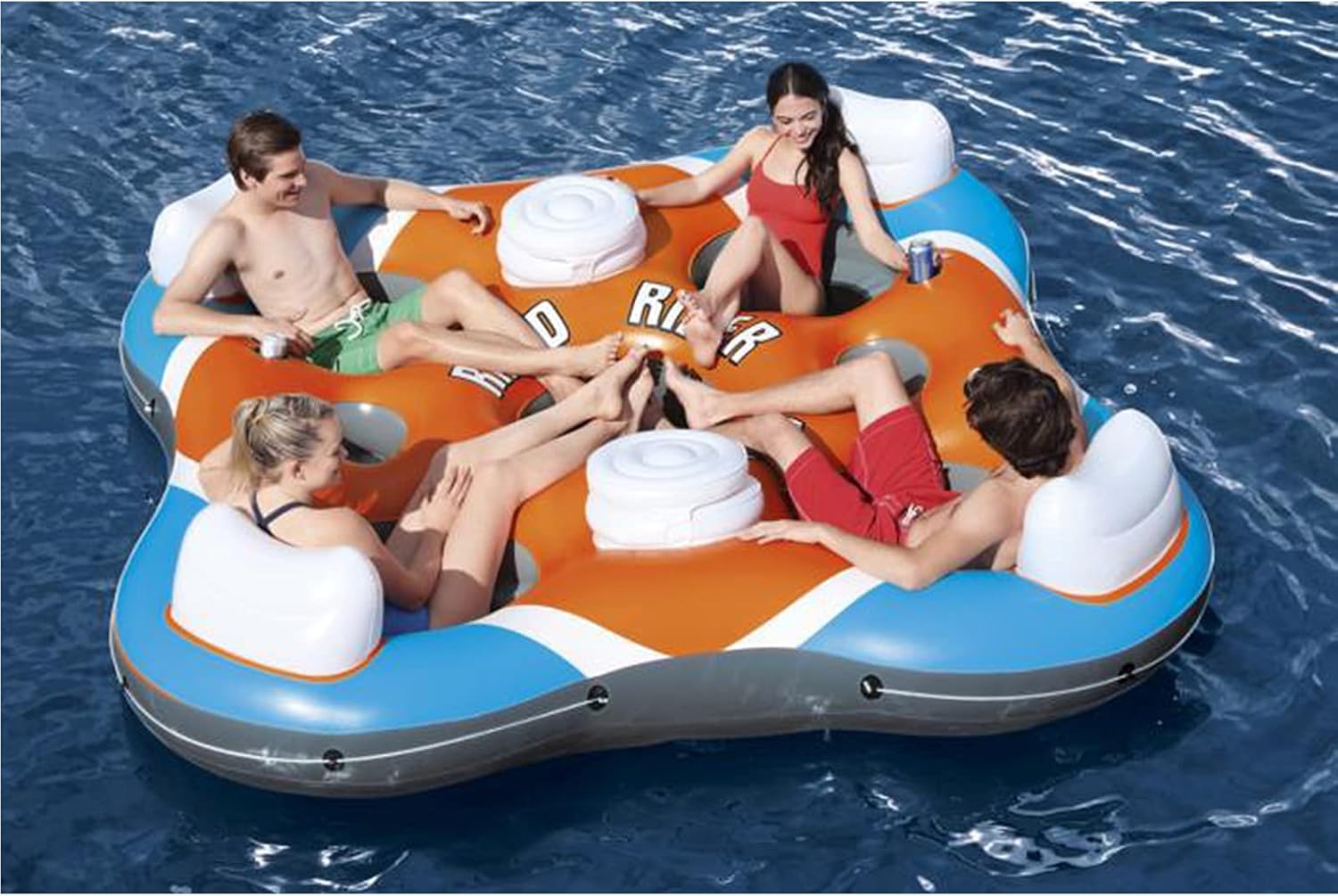 Île flottante pour 4 personnes
