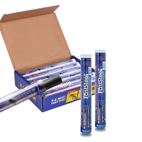 Mastic époxy FastSteel en bâton, adhésif métallique à prise rapide, époxy malléable pour la réparation des fuites de tuyaux, usage industriel
