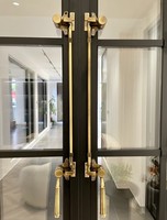 Ventana Arqueada de Acero y Hierro con Vidrio Horizontal Low-E, Ahorro de Energía, Rotura de Puente Térmico, Impermeable, Marco Aislado, Diseño Insonorizado, Acabado Mate