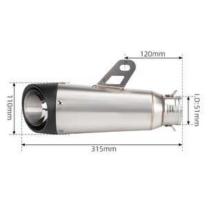 Sistema de Escape <span class=keywords><strong>Tracer</strong></span> <span class=keywords><strong>700</strong></span>/GT para Yamaha YZF-R7 MT07 FZ07 XSR700 Tracer7/GT 2014-2026 Kit de Tubos de Silenciador para Motocicleta - Product Image 5