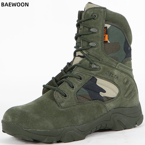 BAEWOON O06 Chaussures <span class=keywords><strong>de</strong></span> sécurité transfrontalières grande taille, Bottes tactiques montantes Delta en caoutchouc, Chaussures <span class=keywords><strong>de</strong></span> sécurité, Bottes <span class=keywords><strong>de</strong></span> randonnée, Bottes <span class=keywords><strong>de</strong></span> désert pour l'extérieur - Product Image 1
