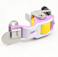 Pied presseur réglable T351AS/T351CS en téflon pliable vers le bas, pied presseur pour ourlets sans repassage, accessoire pour machine à coudre