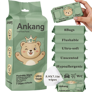 Fabricant de lingettes miniatures faciles à transporter, hypoallergéniques, pour le nettoyage des bébés, sans alcool, lingettes humides pour enfants - Product Image 2