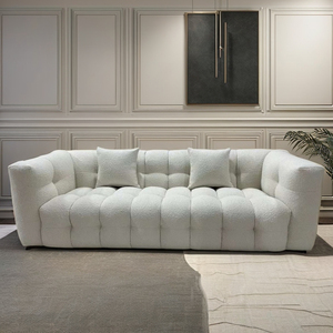 Meubles de loisirs à barbe à papa japonais pour l'intérieur de la maison canapé en tissu de style crème conçu pour les hôtels canapé canapés modulaires - Product Image 1